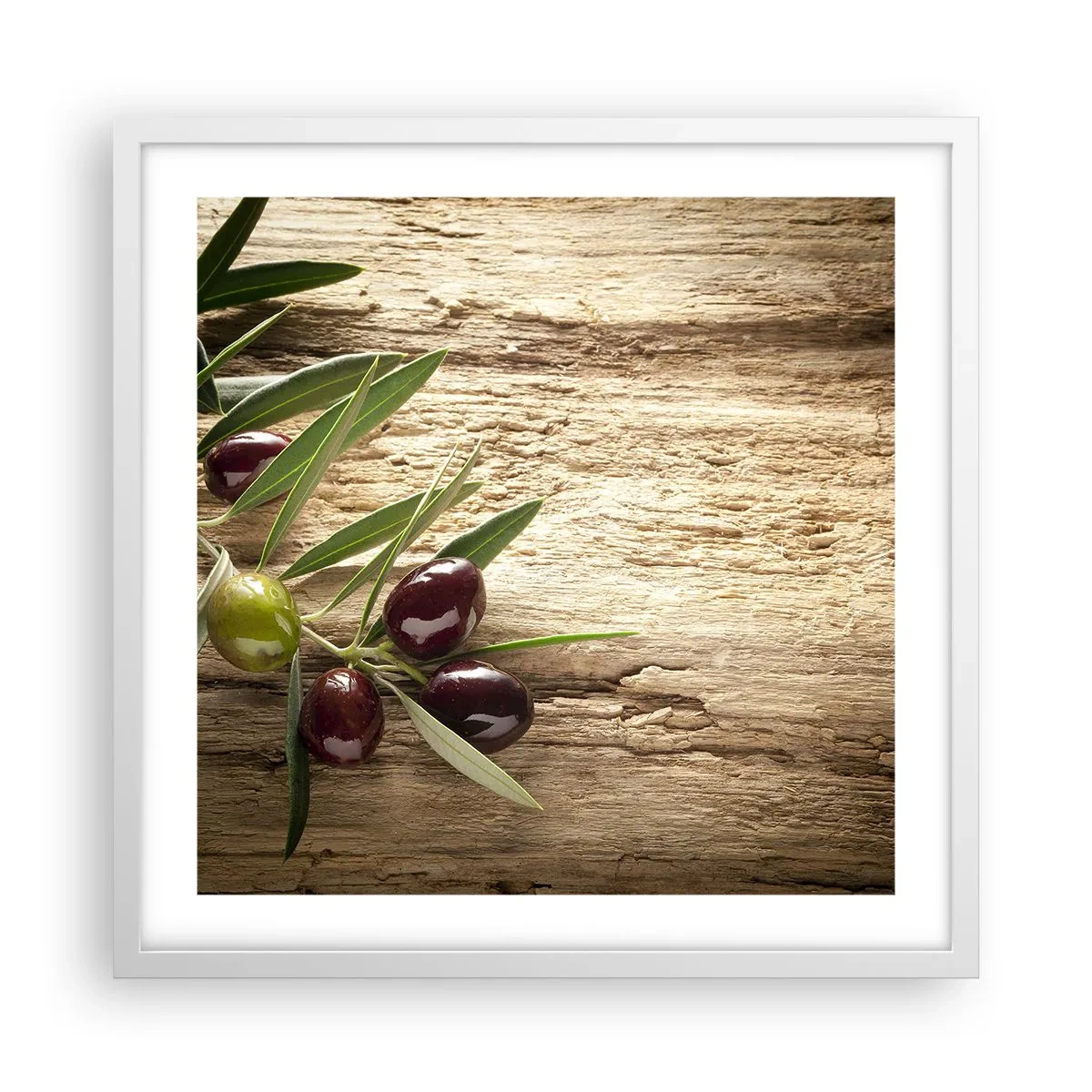 Poster in einem weißen Rahmen - Direkt aus der Natur - 50x50 cm