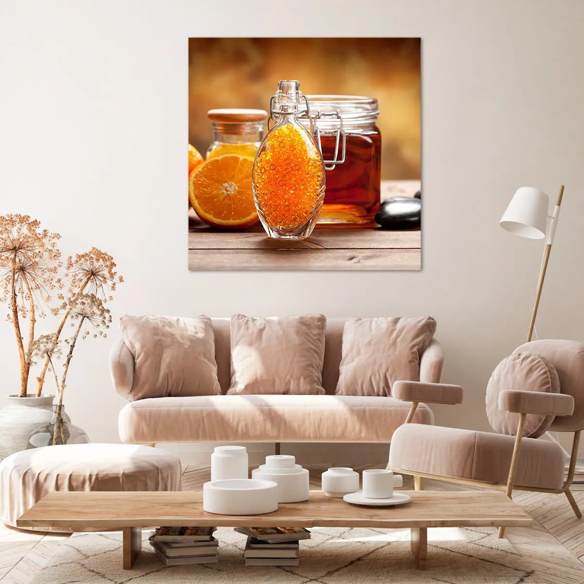 Bild auf Leinwand - Leinwandbild - Sonnige Aromen und Düfte - 30x30 cm