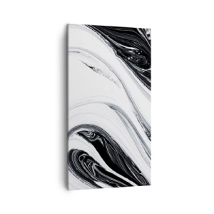 Bild auf Leinwand - Leinwandbild - Kombination aus Gegensätzen - 45x80 cm