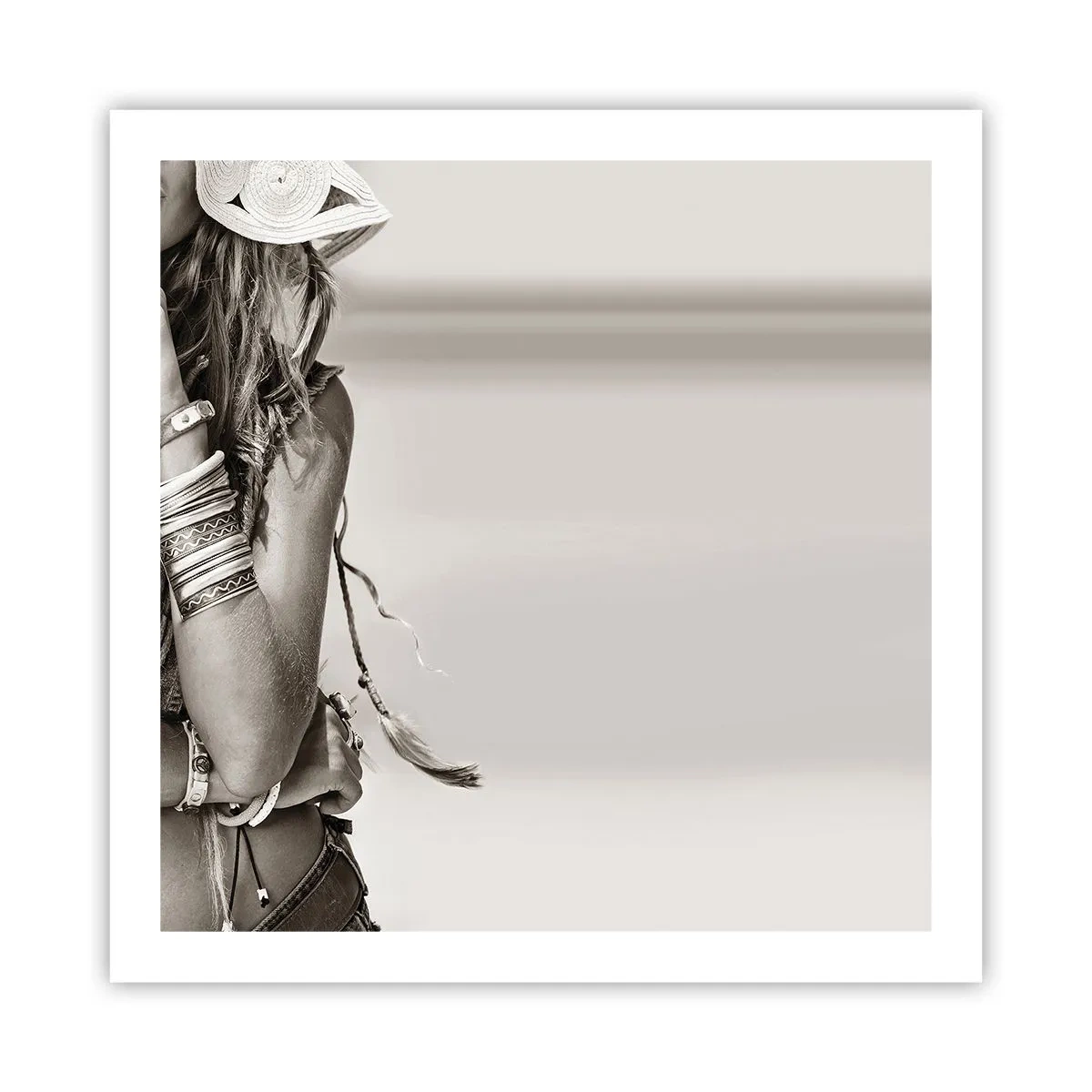 Poster - Wieso ein Mädchen - 60x60 cm