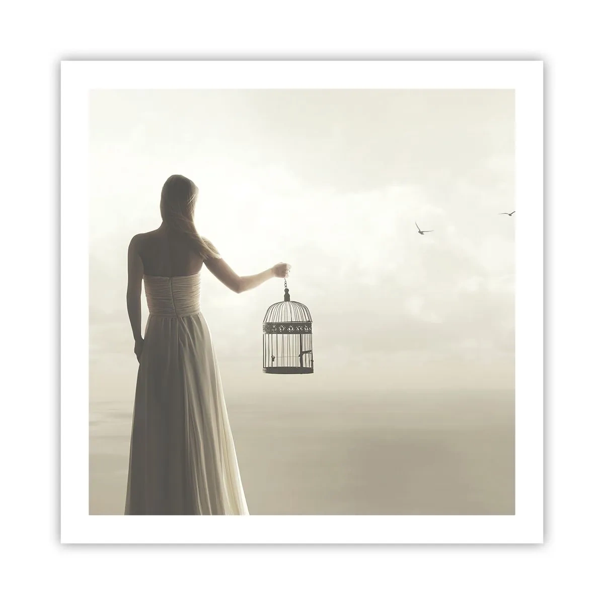 Poster - Sei frei - 60x60 cm