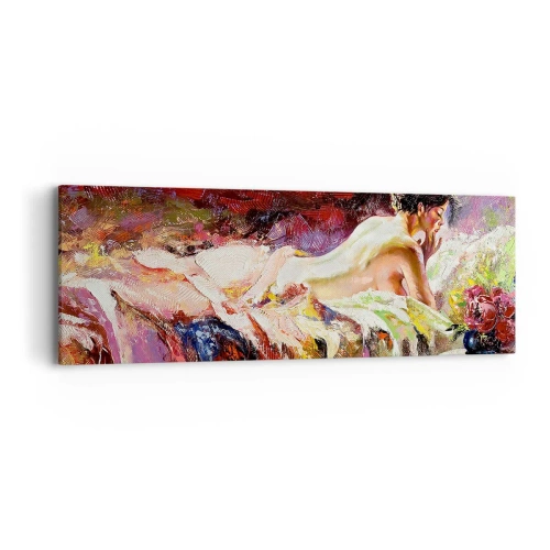 Bild auf Leinwand - Leinwandbild - Venus in Gedanken - 90x30 cm