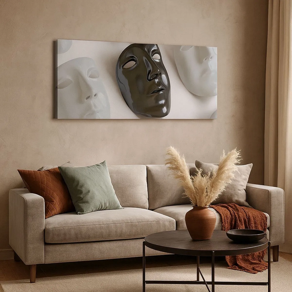 Bild auf Leinwand - Leinwandbild - Wie hebt man sich ab? - 100x40 cm