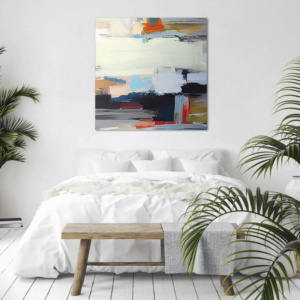 Bild auf Leinwand - Leinwandbild - Gibt es eine Methode? - 70x70 cm