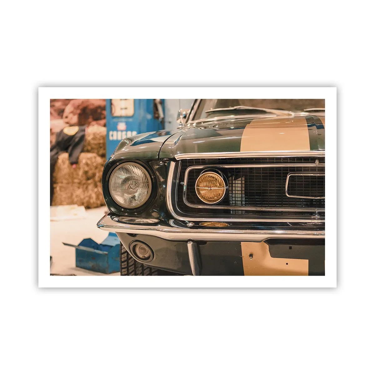 Poster - Treffen mit einer Legende - 91x61 cm