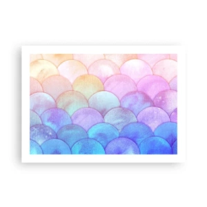 Poster - Perlenschuppe - 70x50 cm