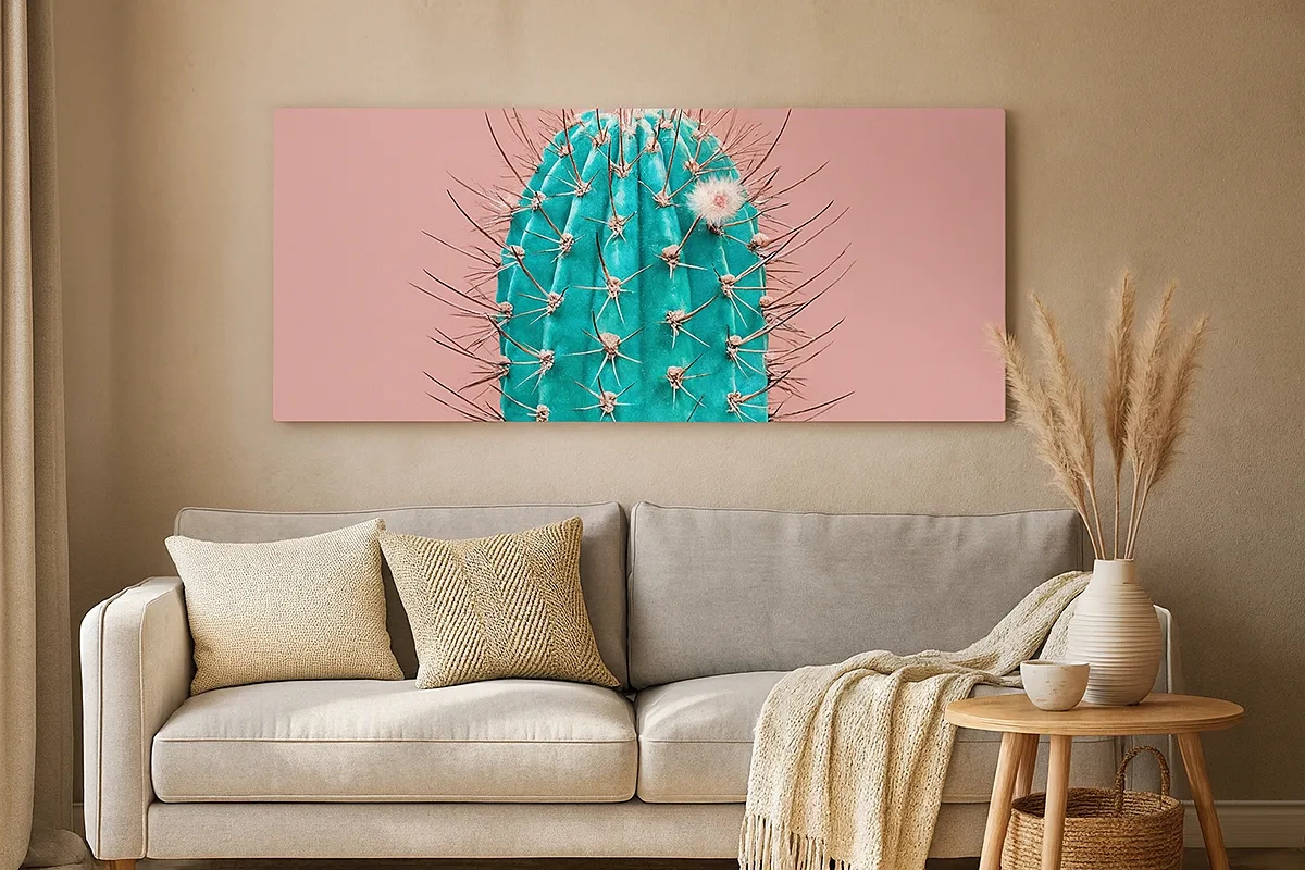 Bild auf Leinwand - Leinwandbild - Schau einfach hin - 30x30 cm