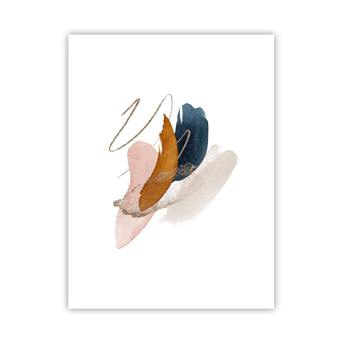 Poster - Geflügelte Komposition - 30x40 cm