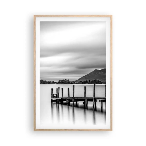 Poster in einem Rahmen aus heller Eiche - Milde und Kraft - 61x91 cm