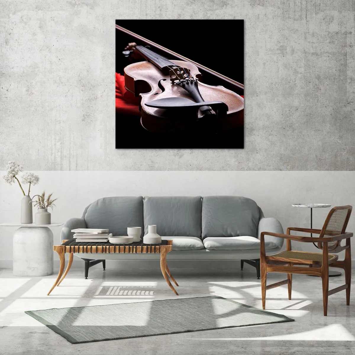 Glasbild - Bild auf glas - Musik der Gefühle - 40x40 cm