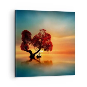 Bild auf Leinwand - Leinwandbild - Oddaysons und die Stille der Weltlosen - 60x60 cm