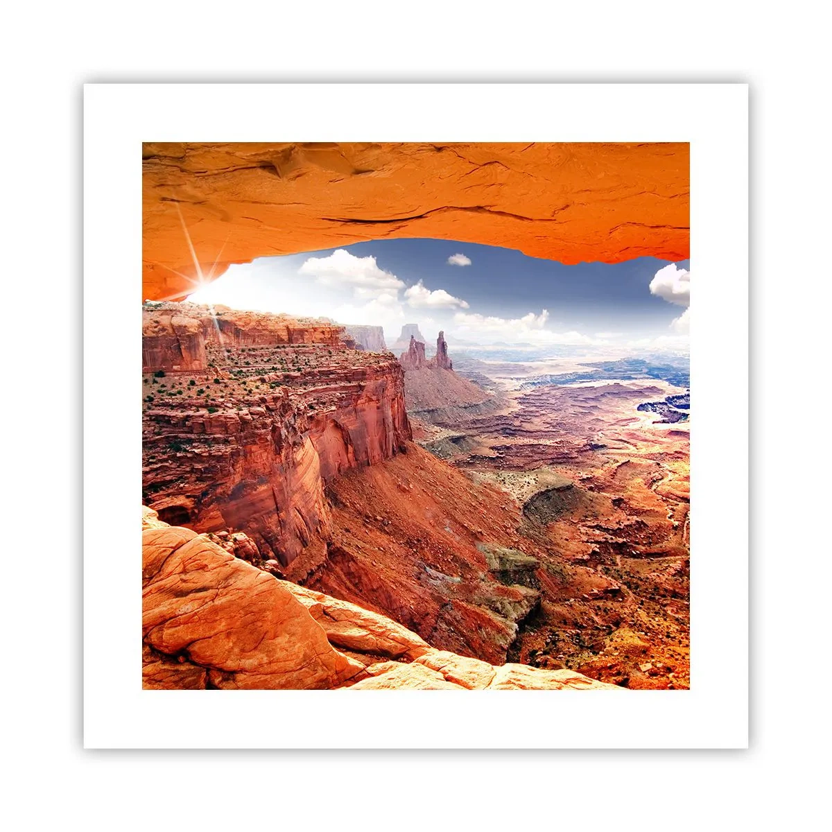 Poster - Von der Natur selbst geschnitzt - 40x40 cm