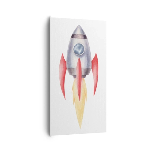 Bild auf Leinwand - Leinwandbild - Höher, schneller, weiter - 65x120 cm