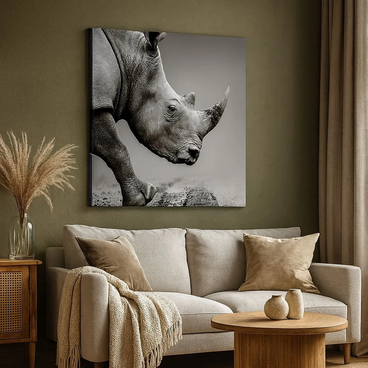 Bild auf Leinwand - Leinwandbild - Unaufhaltsame Stärke - 30x30 cm