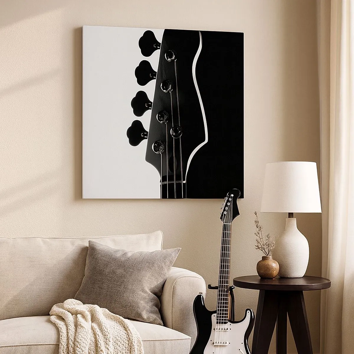 Bild auf Leinwand - Leinwandbild - Rockige Stille - 30x30 cm