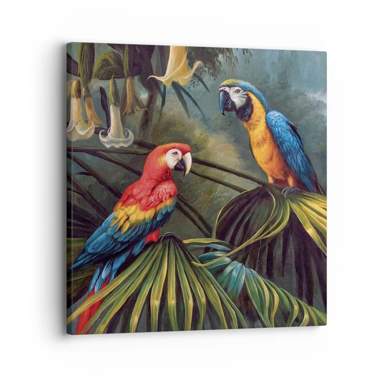 Bild auf Leinwand - Leinwandbild - Romantik in den Tropen - 30x30 cm