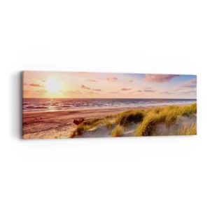 Bild auf Leinwand - Leinwandbild - Die Luft riecht schon im Sommer - 90x30 cm