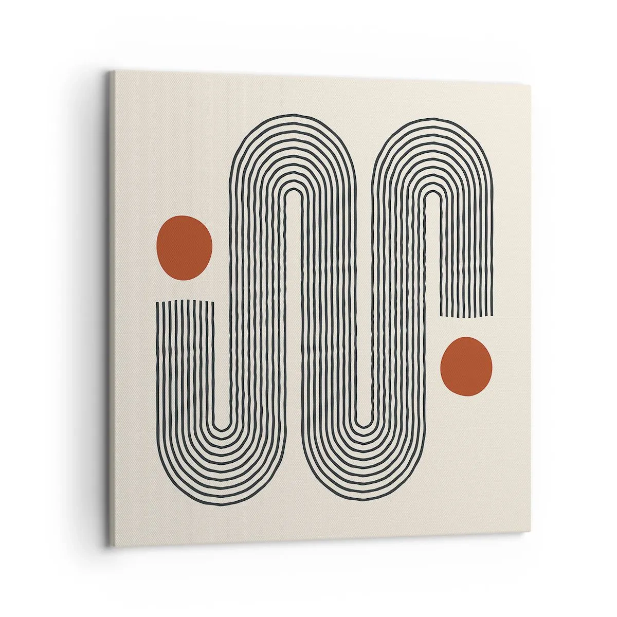 Bild auf Leinwand - Leinwandbild - Vom Anfang bis zum Ende - 50x50 cm