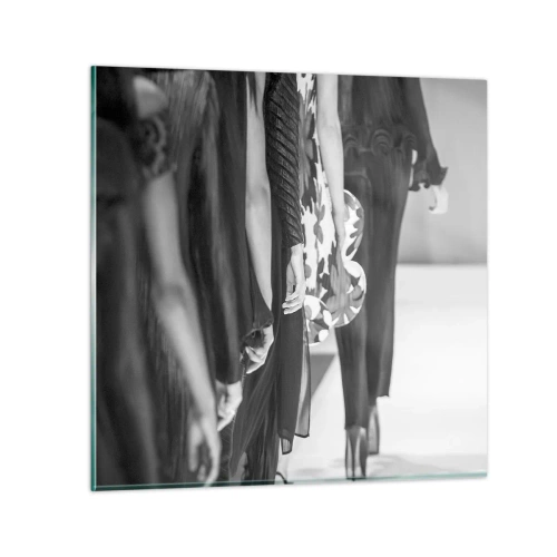 Glasbild - Bild auf glas - Eine stilvolle Parade - 30x30 cm
