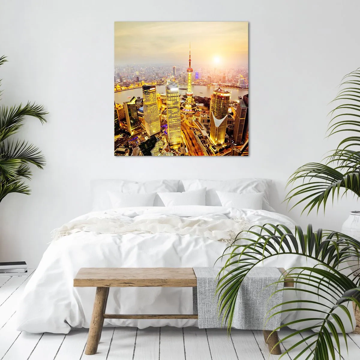 Bild auf Leinwand - Leinwandbild - Asiatischer Traum - 50x50 cm