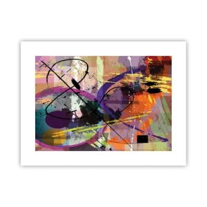 Poster - Du kannst geradeaus oder umhergehen - 40x30 cm