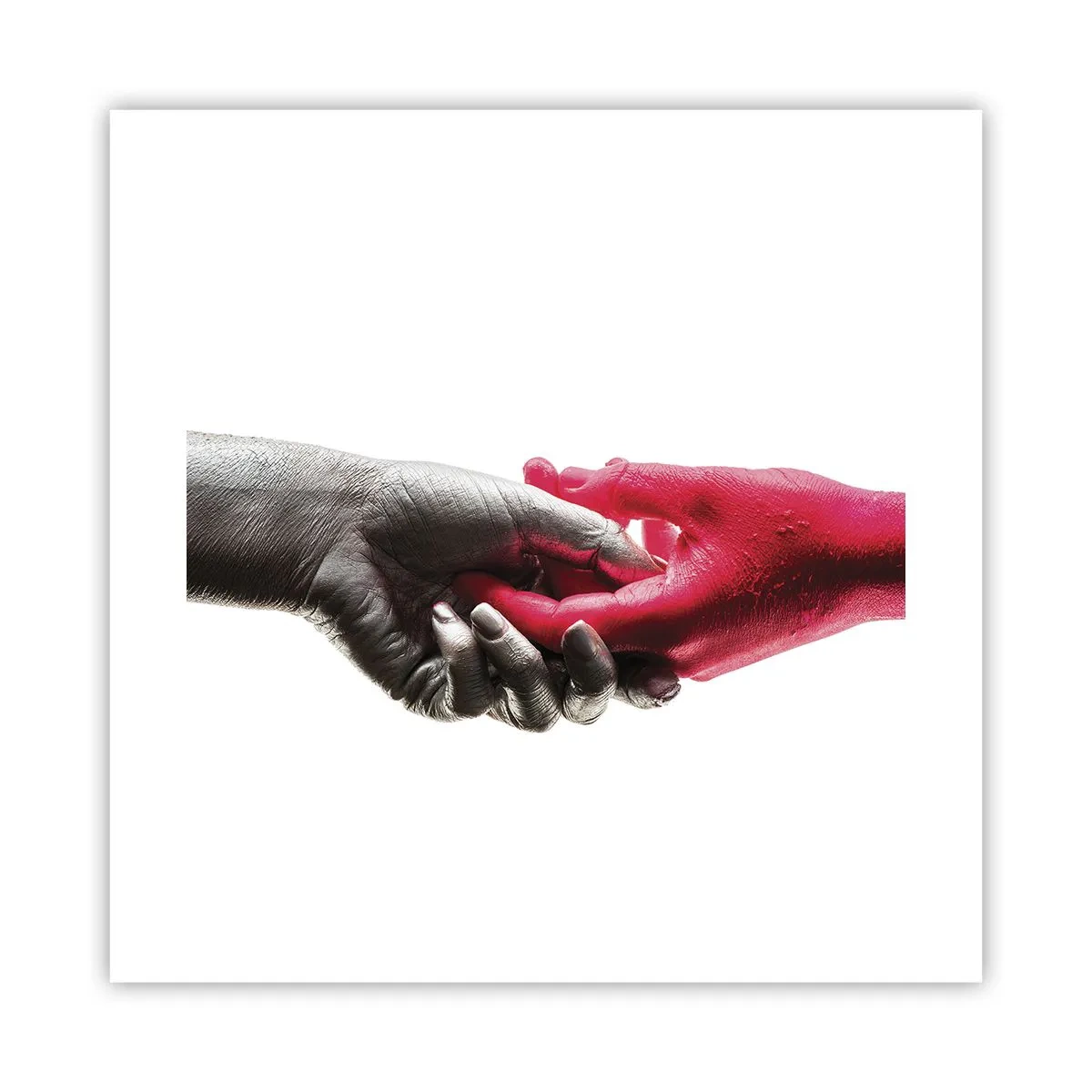 Poster - Gemeinsam, obwohl anders - 40x40 cm