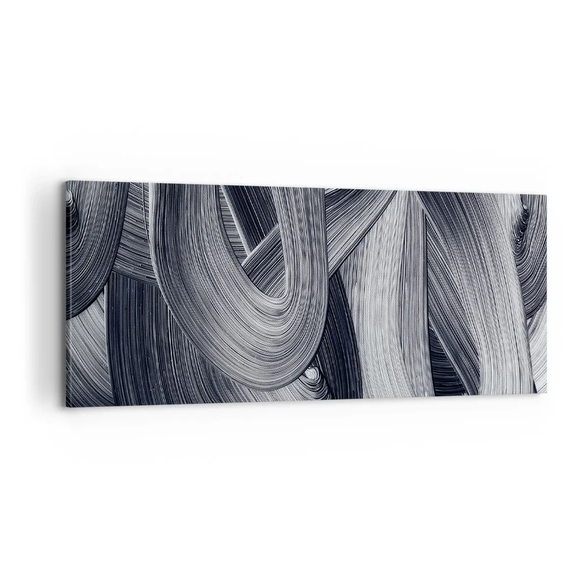 Bild auf Leinwand - Leinwandbild - Die Fließfähigkeit der Realität - 100x40 cm