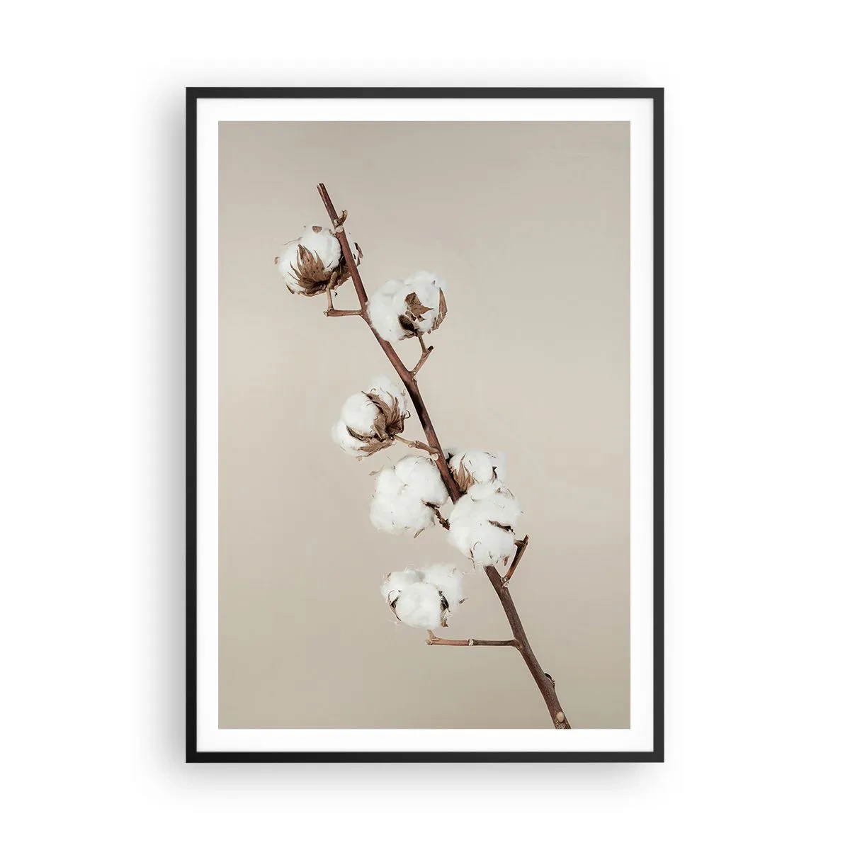 Poster in einem schwarzem Rahmen - An der Quelle der Weichheit - 70x100 cm