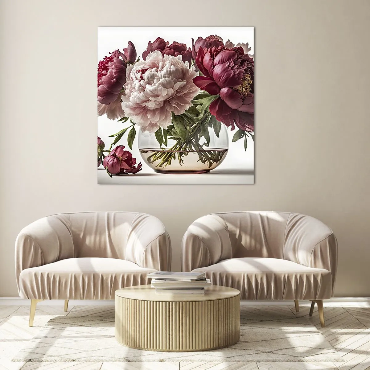 Glasbild - Bild auf glas - In voller Schönheit - 70x70 cm