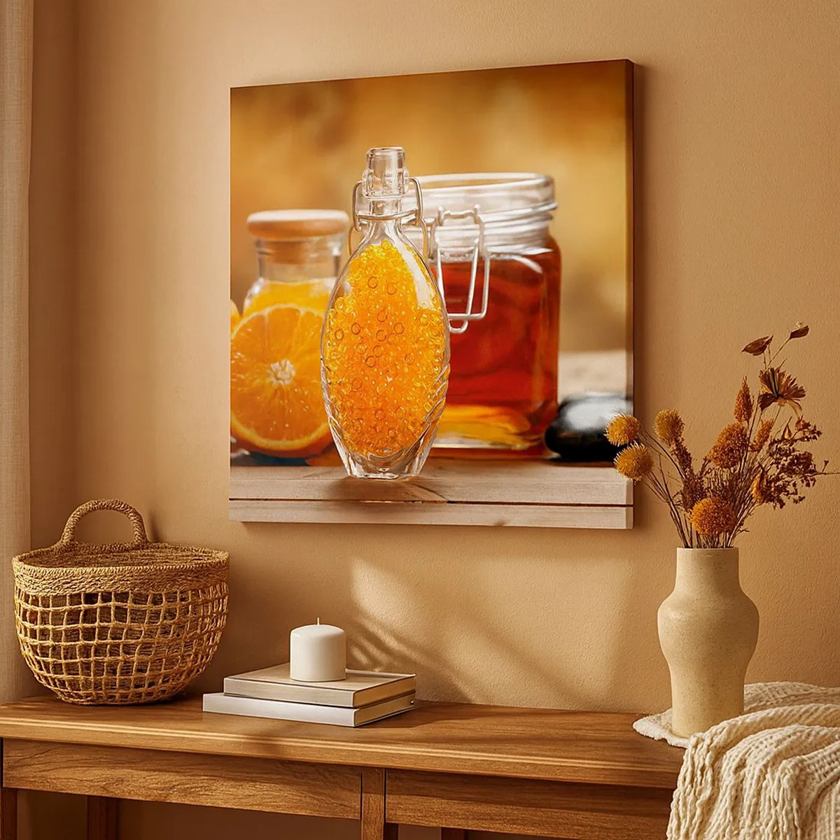 Bild auf Leinwand - Leinwandbild - Sonnige Aromen und Düfte - 30x30 cm