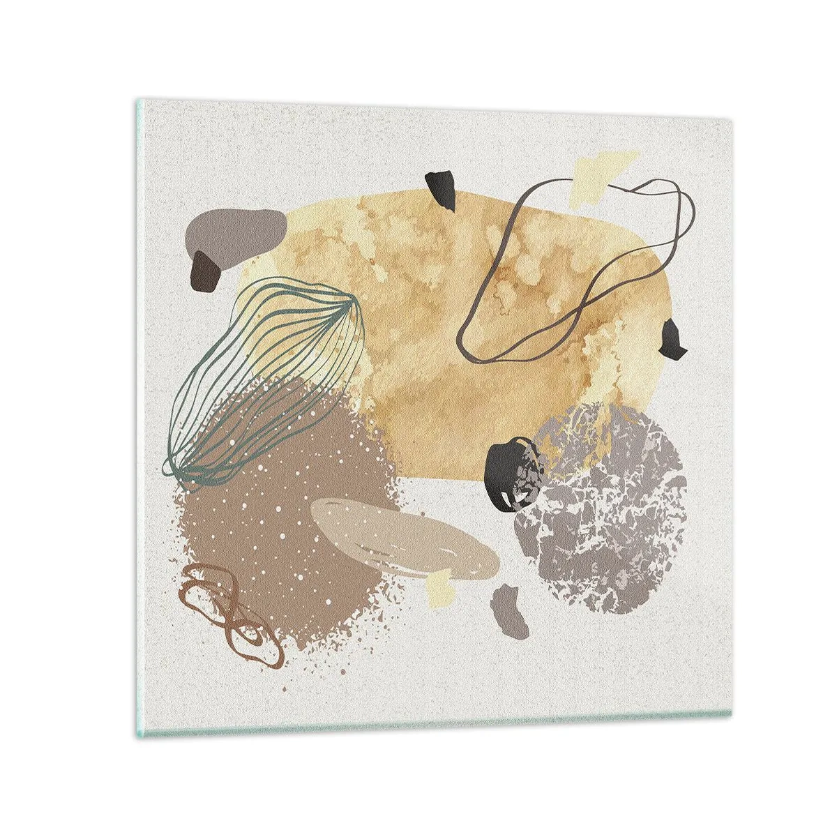 Glasbild - Bild auf glas - Angewandte Plumkologie - 50x50 cm