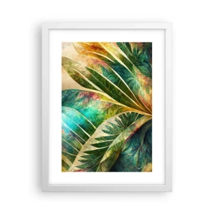 Poster in einem weißen Rahmen - Farben der Tropen - 30x40 cm