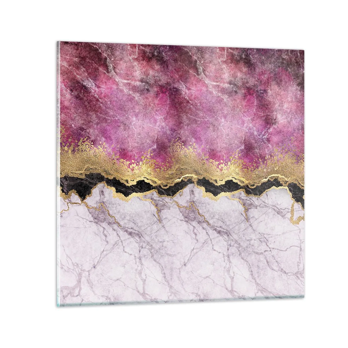 Glasbild - Bild auf glas - An der Grenze - 40x40 cm