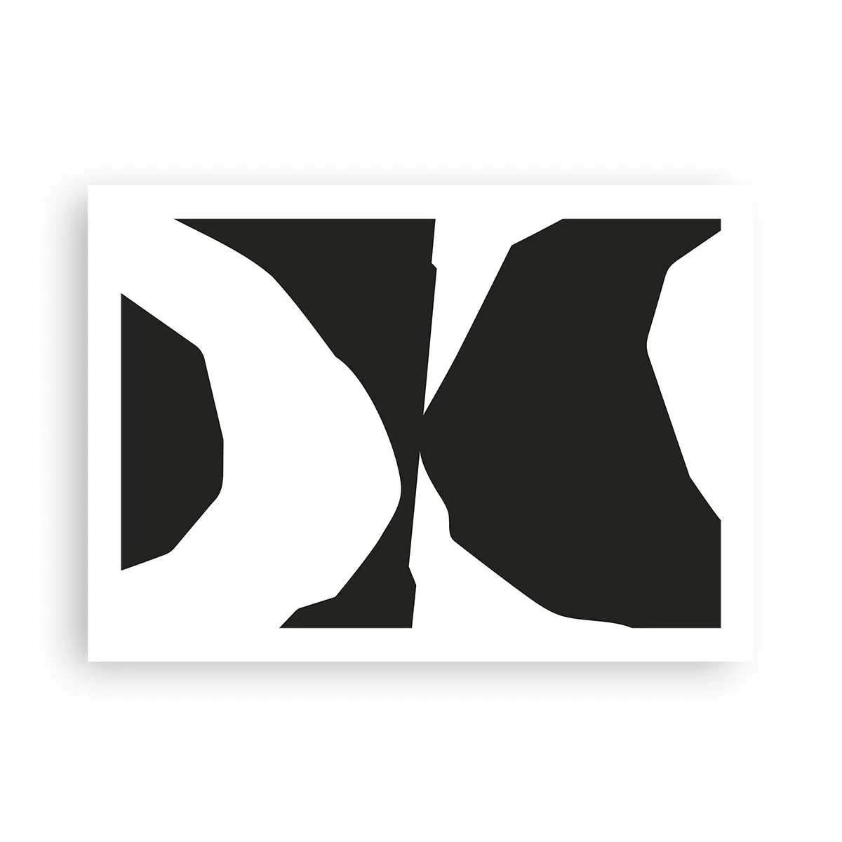 Poster - Positiv negativ - 70x50 cm