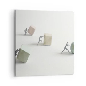 Bild auf Leinwand - Leinwandbild - Pures Leben - 50x50 cm