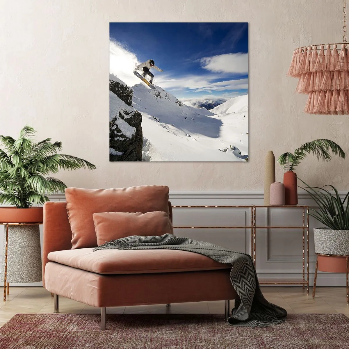 Bild auf Leinwand - Leinwandbild - Freiheit ohne Grenzen - 30x30 cm