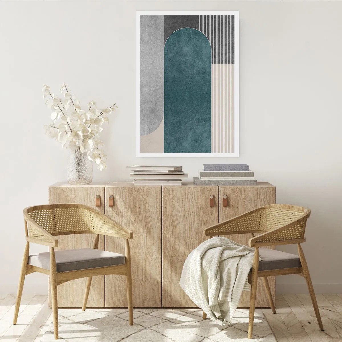 Poster - Komposition auf der Ebene - 30x40 cm