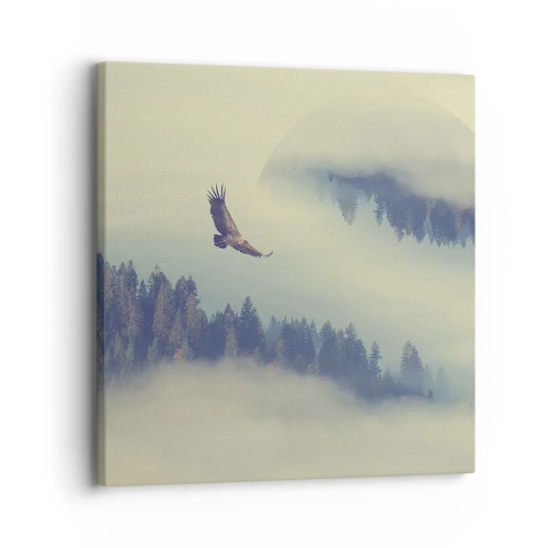 Bild auf Leinwand - Leinwandbild - Ich habe den Schatten eines Adlers gesehen - 30x30 cm