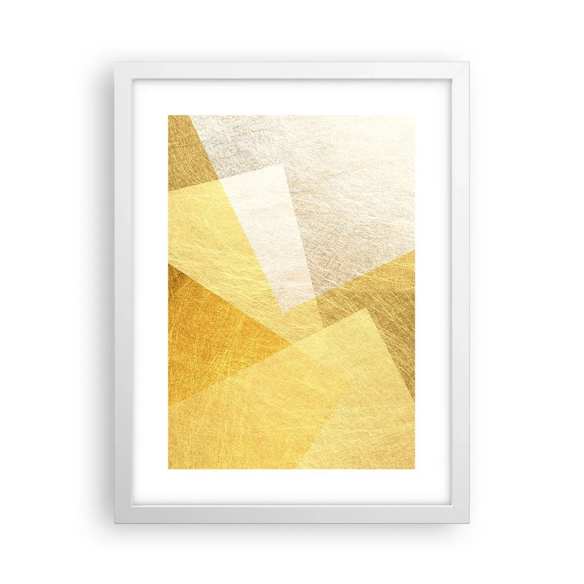 Poster in einem weißen Rahmen - Geometriewetter - 30x40 cm