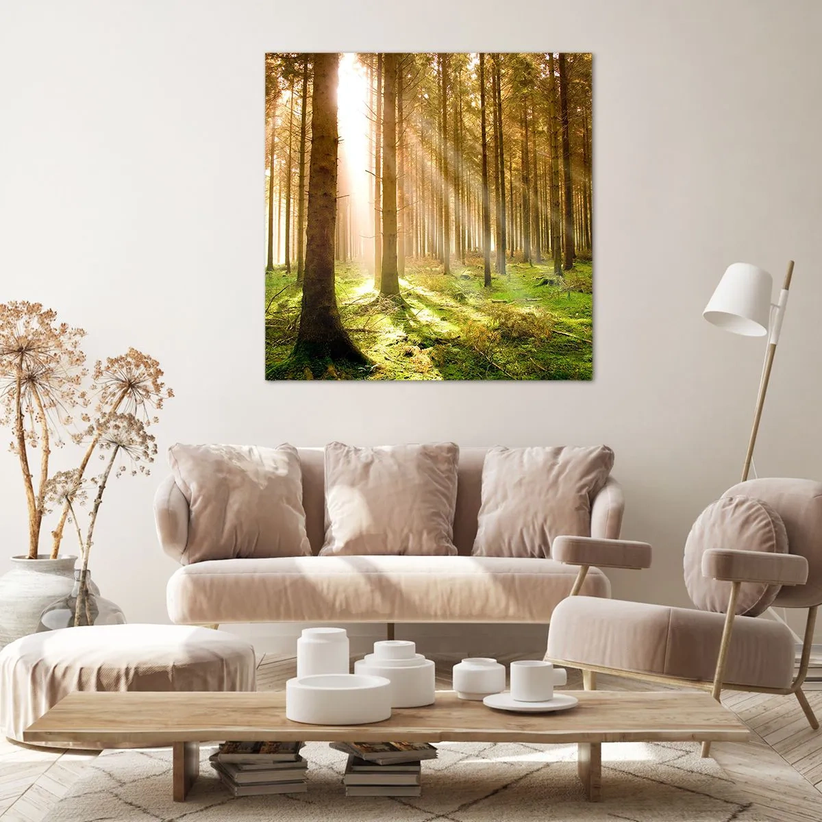 Bild auf Leinwand - Leinwandbild - Die Elfen werden bald erscheinen - 30x30 cm