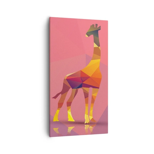 Bild auf Leinwand - Leinwandbild - In den Farben der Savanne - 55x100 cm