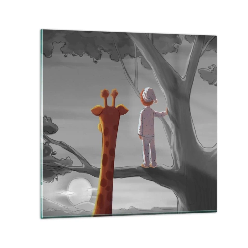 Glasbild - Bild auf glas - Das passiert wirklich - 30x30 cm