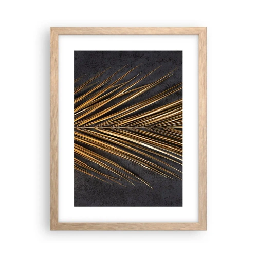 Poster in einem Rahmen aus heller Eiche - Das Gold der Tropen - 30x40 cm