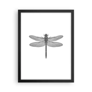 Poster in einem schwarzem Rahmen - Präzision der Natur - 30x40 cm