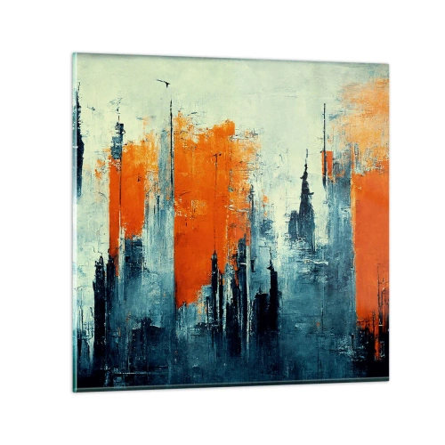 Glasbild - Bild auf glas - Moderne Landschaft - 30x30 cm