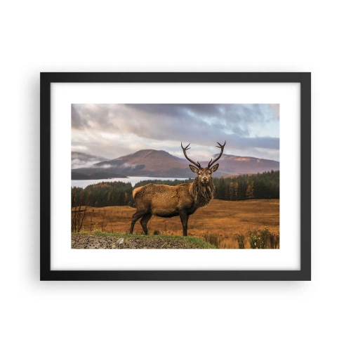 Poster in einem schwarzem Rahmen - Die Majestät der Natur - 40x30 cm