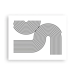 Poster - An der Kurve - 40x30 cm