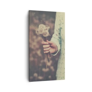 Bild auf Leinwand - Leinwandbild - Bitte behalte sie - 45x80 cm