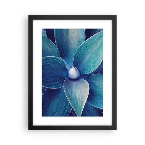 Poster in einem schwarzem Rahmen - Bläulich vom Himmel - 30x40 cm