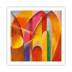 Poster - Kathedrale der Sonne - 60x60 cm